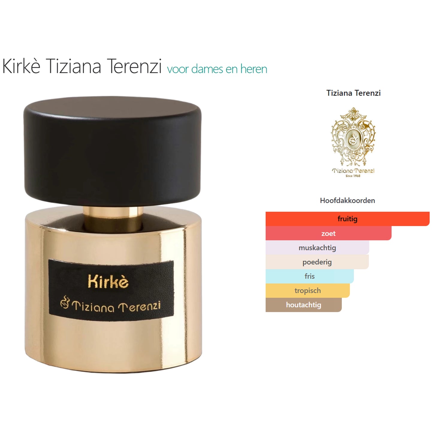 Tiziana Terenzi Kirkè Extrait de Parfum voor Dames en Heren