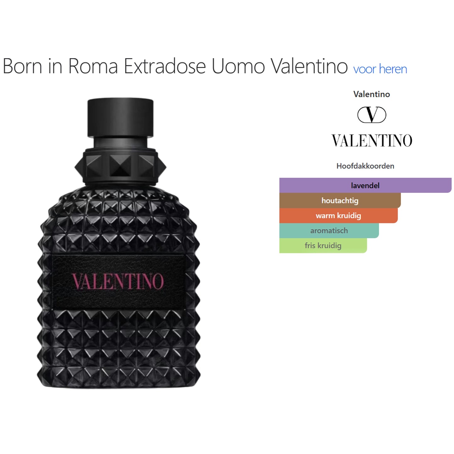 Valentino Uomo Born in Roma Extradose Parfum voor Heren
