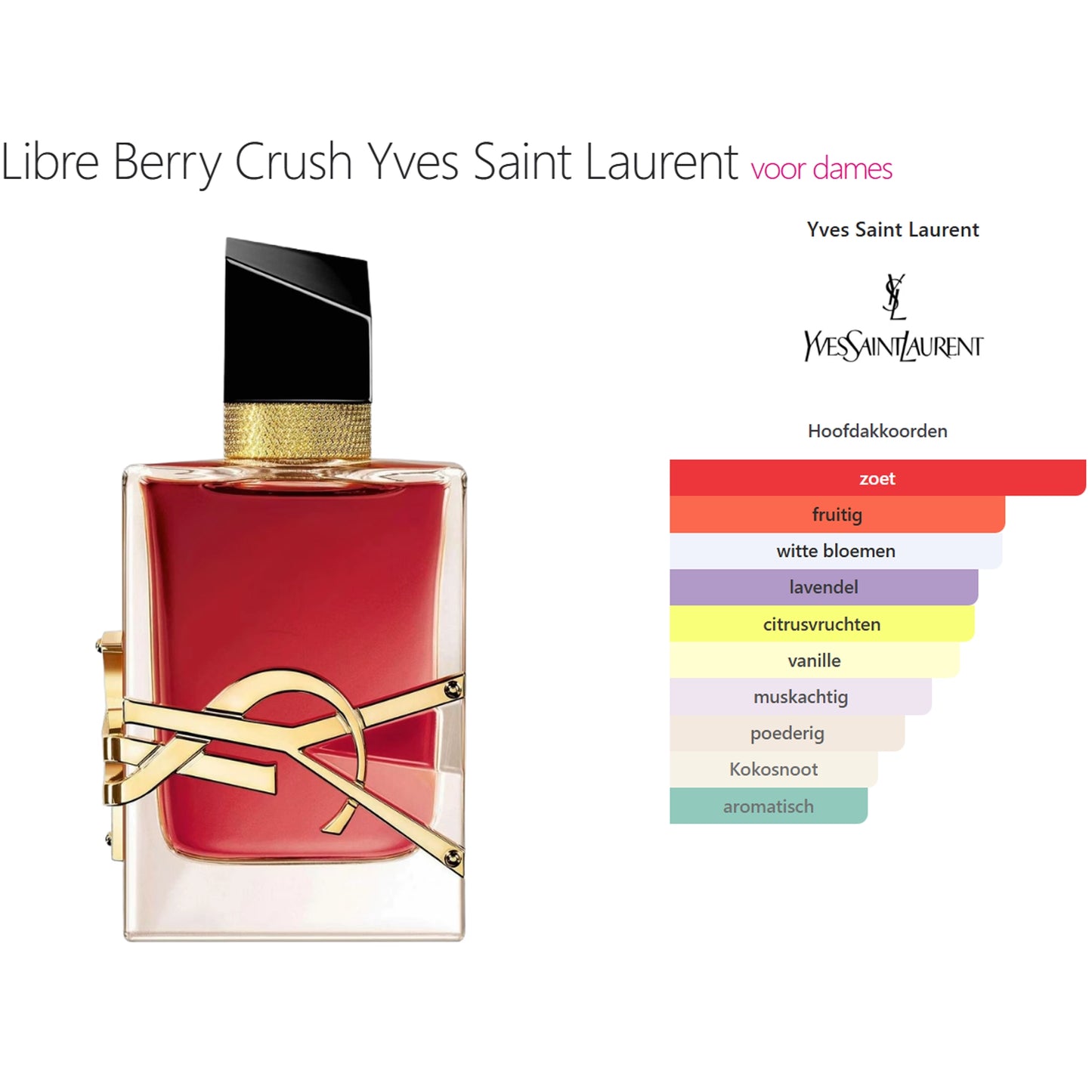 Yves Saint Laurent L Libre Berry Crush Eau de Parfum voor Dames
