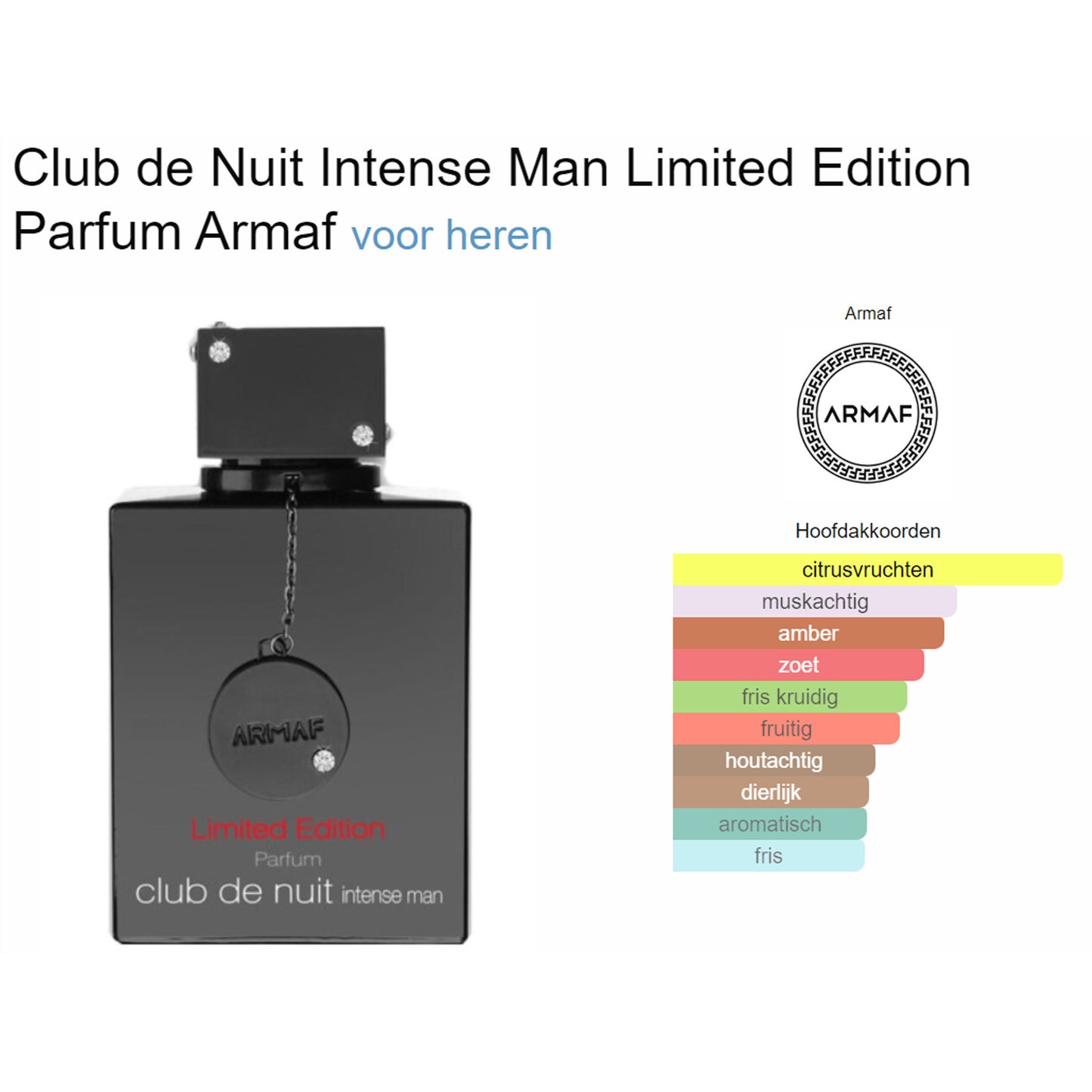 Armaf Club de Nuit Intense Man Limited Edition (Parfum) for Men