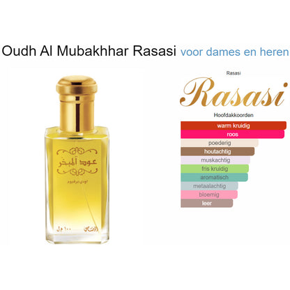 Rasasi Oudh Al Mubakhhar (Edp) voor Dames en Heren